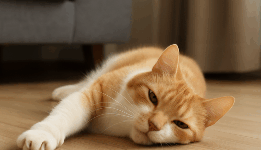 「ネコがねころんだ」