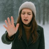 「雪がふっているから　おゆきなさい」