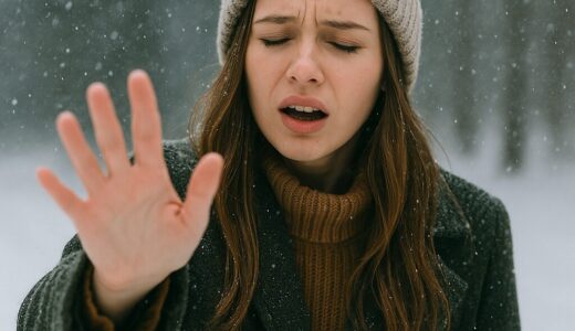 「雪がふっているから　おゆきなさい」