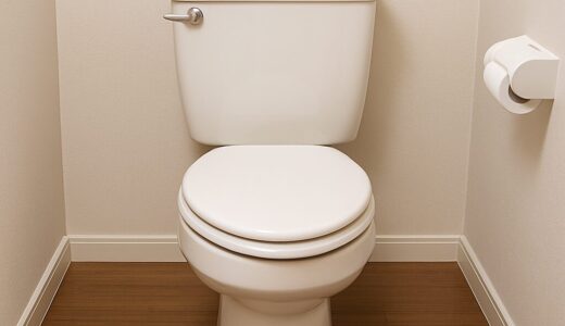 「トイレでバッタが踏ん張った（ふんばった）」