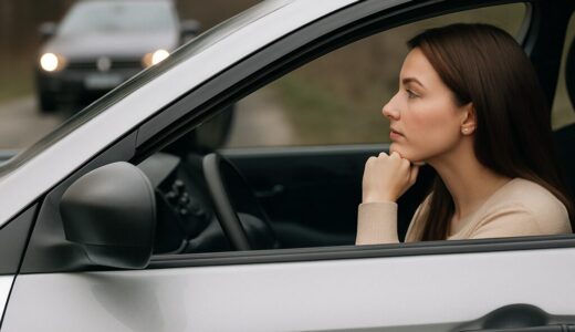 「車が来るまで車で待つわ」